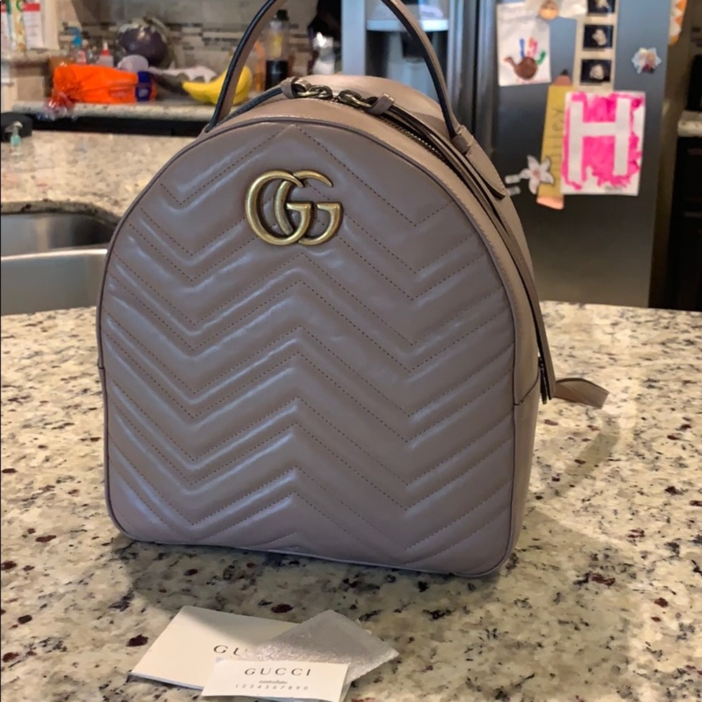 Gucci Marmont Quilted Leather Mini Backpack ✨